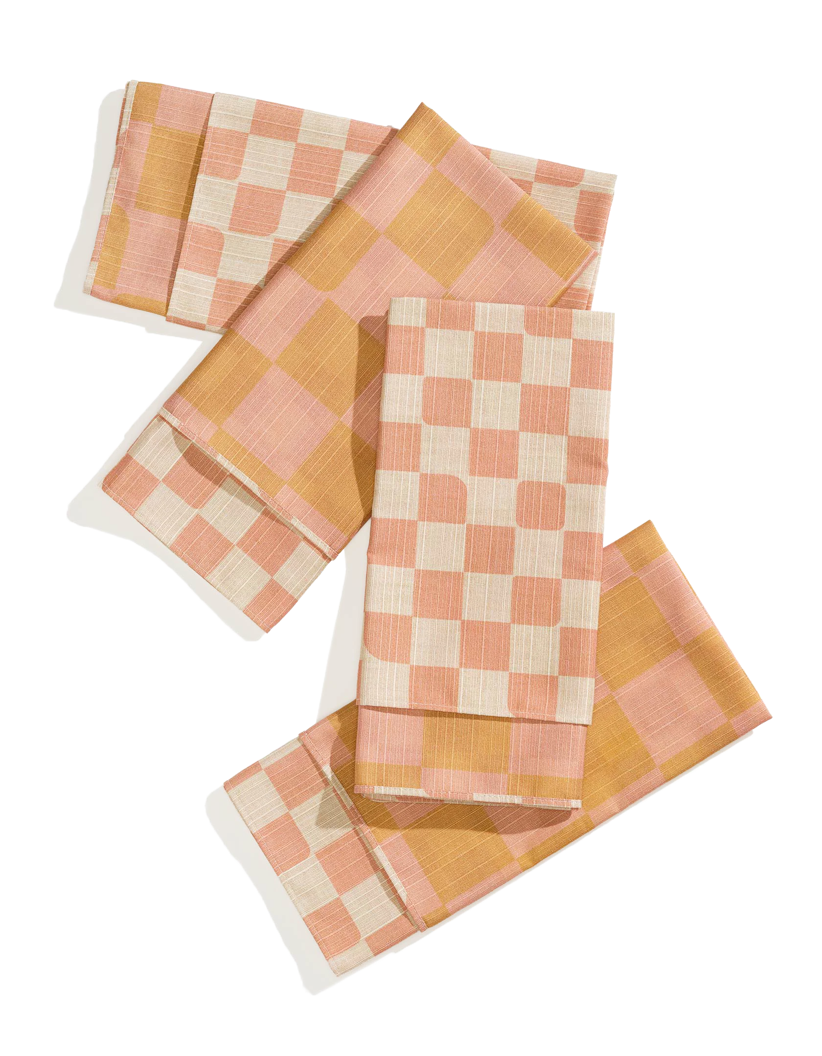 Dinner Napkins Double Sided Checker - Quiet Season - Image 4